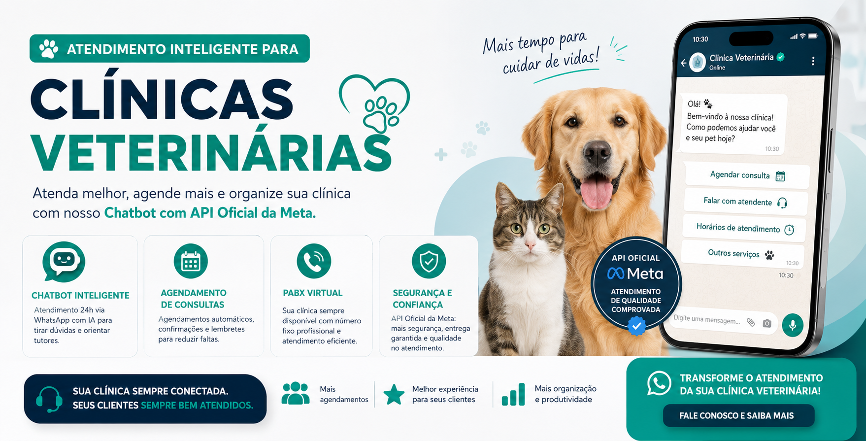 ATENDIMENTO INTELIGENTE PARA CL�NICAS VETERIN�RIAS