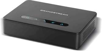 Adaptador de telefone Analgico ATA Grandstream 2 portas Gigabit FXS HT812