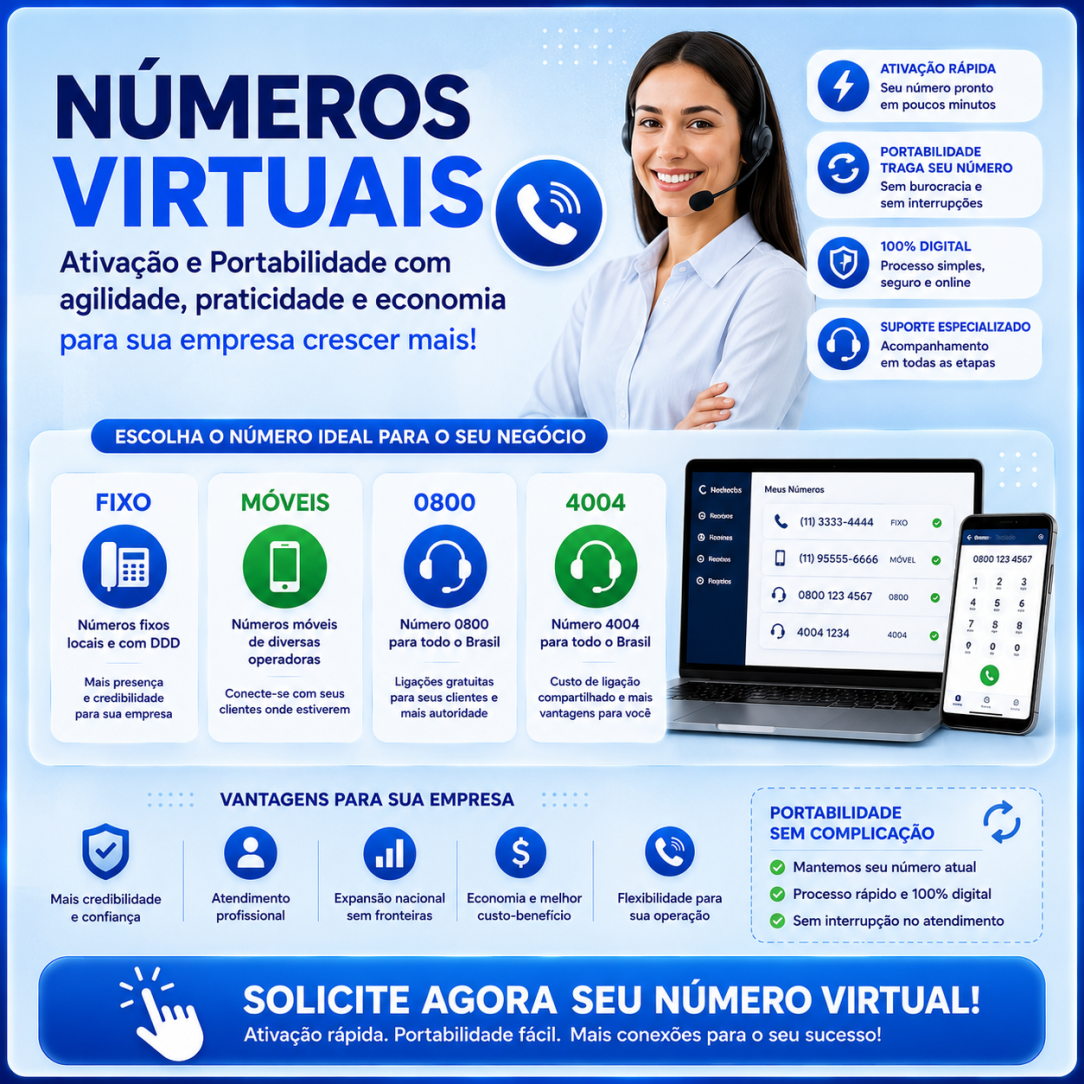 N�meros DIDs Fixos e M�vel